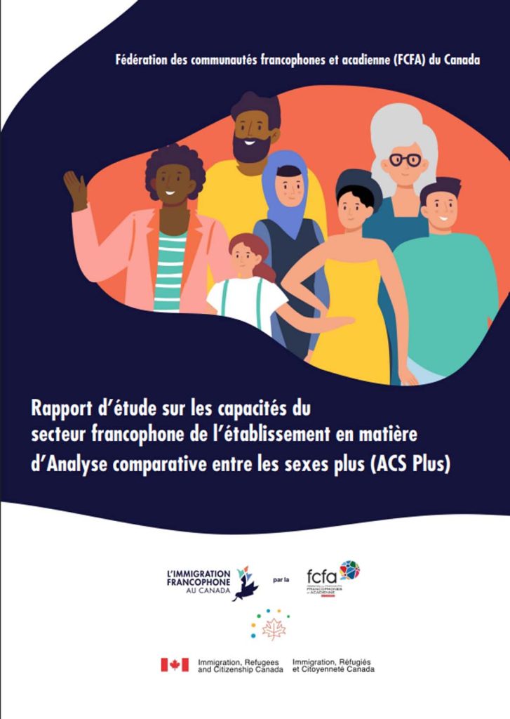 Rapport d étude sur les capacités du secteur francophone de l établissement en matière d Analyse comparative entre les sexes plus